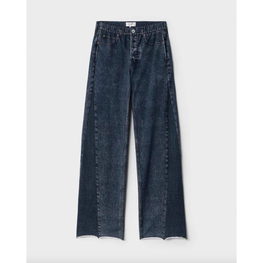 RAG & BONE Miramar Cropped Wide Leg Pants in Bridle Trail 00062754